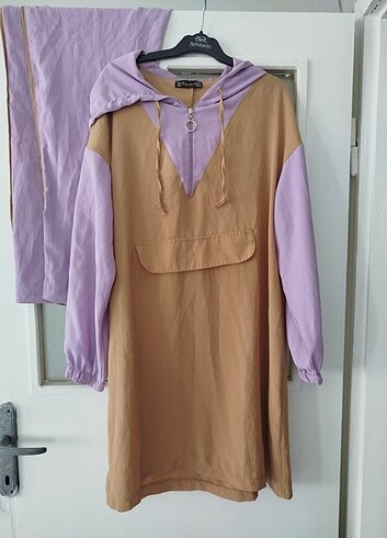 Tesettür tunik pantolon takım