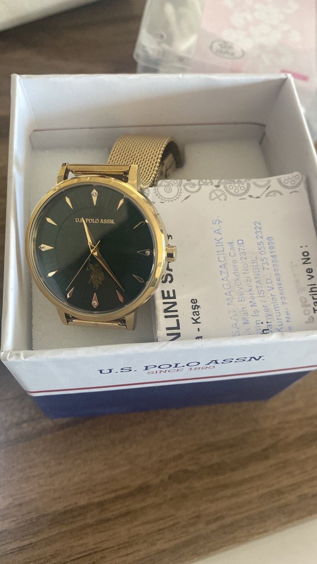 Polo Altın Renkli Klasik Kadın Kol Saati - Görsel 2