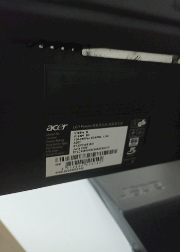 Beden Acer Monitör 19 inç