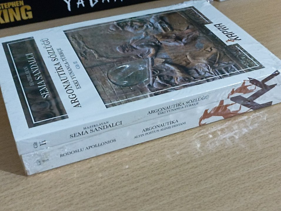 Argonautika Sözlüğü Eski Yunanca-Türkçe İki Cilt - Görsel 2