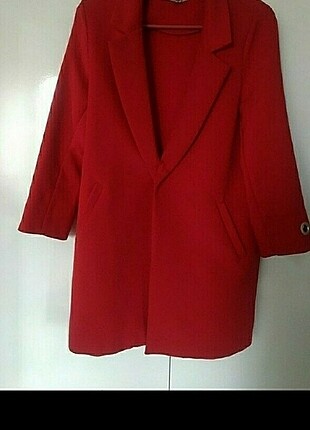 Kırmızı blazer ceket