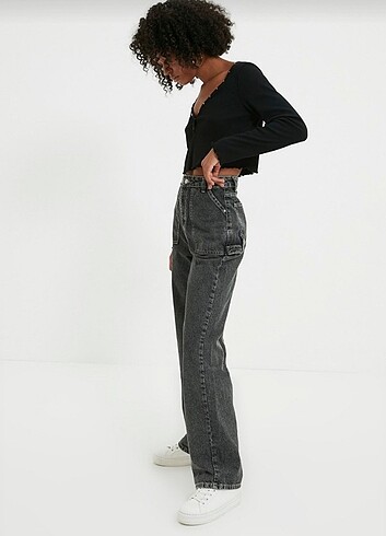 Denim&Co siyah pantolon