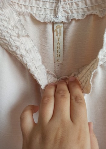 xl Beden Bej yazlık Kadın Tunik