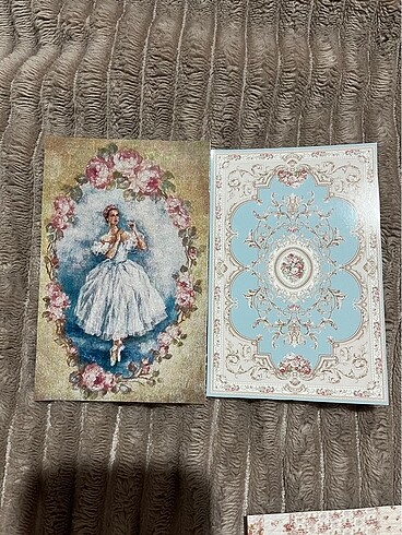 Blue scrapbook stickerli