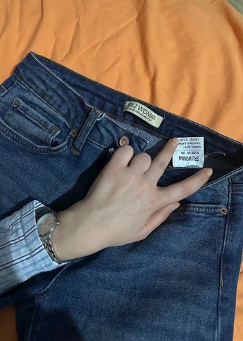 Trendyol & Milla Koyu Mavi Denim Jean