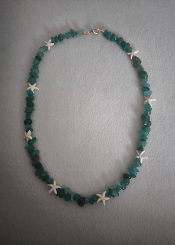 Accessorize Yeşil Doğal Taş Bohem Midi Kolye