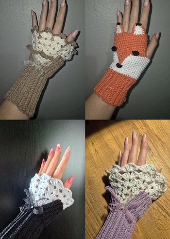 Tilki  modelli eldiven - Görsel 4