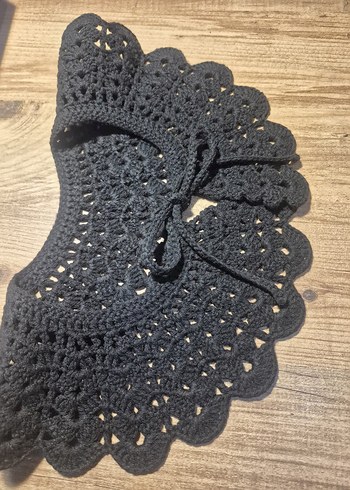 Bej Dantel Detaylı Kadın Örgü Eldiven - Görsel 5