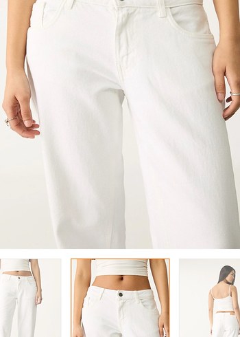m Beden stradivarius düşük bel straight fit pantolon