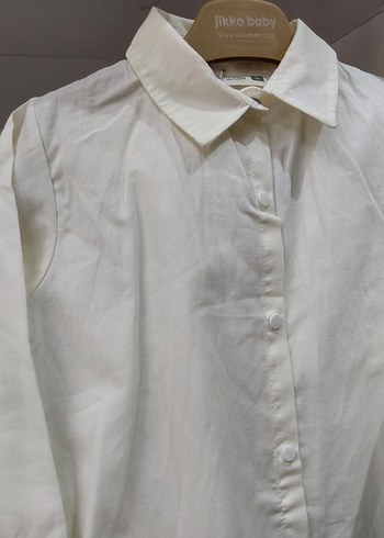 Gri Çizgili Erkek Çocuk Denim Gömlek - Görsel 6