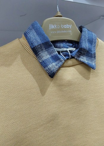 Erkek Bebek Denim Takım Uzun Kollu - Görsel 3