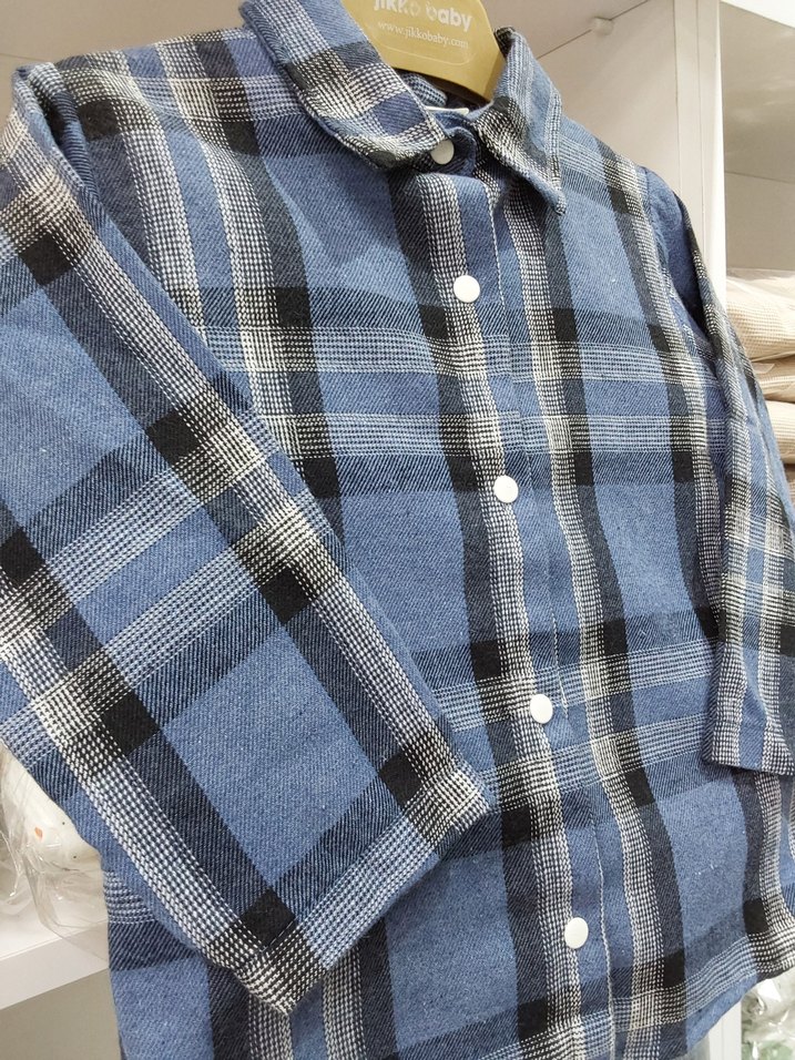 Erkek Bebek Denim Takım Uzun Kollu - Görsel 5