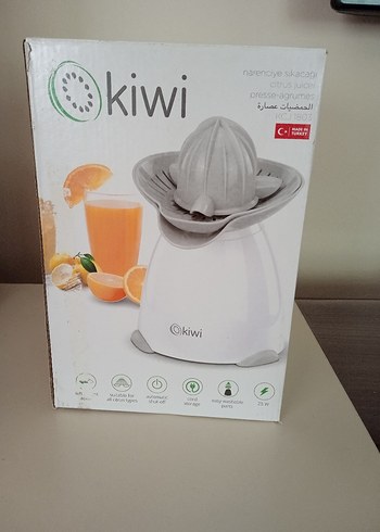 Kiwi Beyaz ve gri Kiwi narenciye sıkacağı