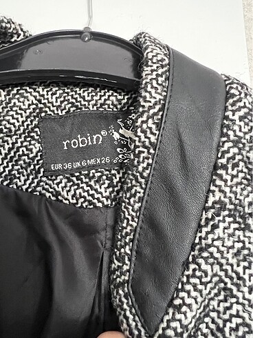 s Beden çeşitli Renk Robin desenli kaban