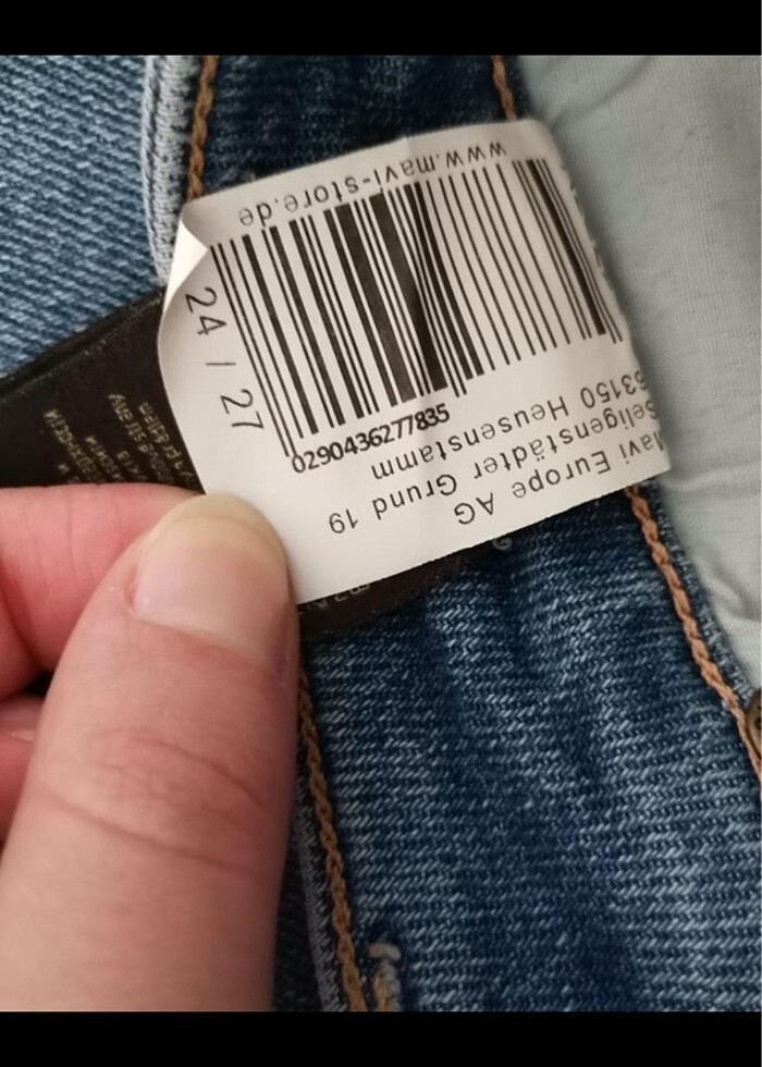 Mavi serenay jean - Görsel 3