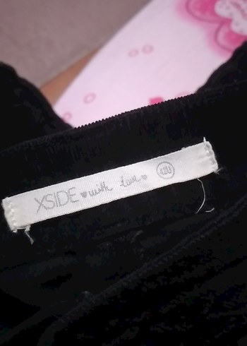 Siyah Kemerli K Pantolon kadife - Görsel 6