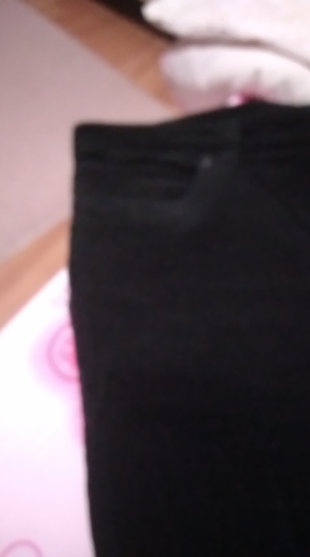 Siyah Kemerli K Pantolon kadife - Görsel 3