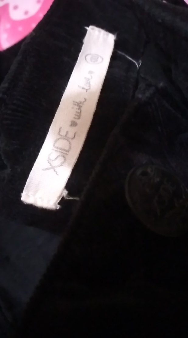 Siyah Kemerli K Pantolon kadife - Görsel 5