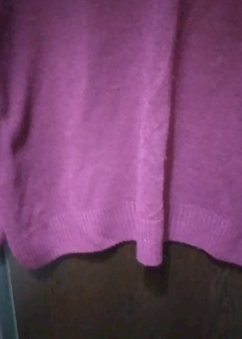 Bordo Kadın Uzun Kollu  kazak - Görsel 4