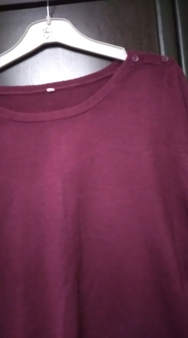 Bordo Kadın Uzun Kollu  kazak - Görsel 3