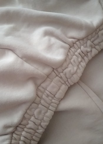 Kadın Keten Rahat Kesim Midi Eşofman 93 cm boy - Görsel 4