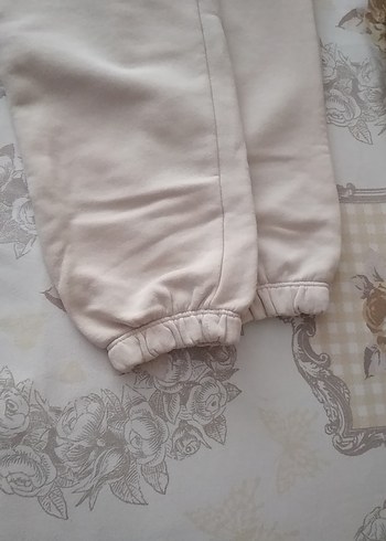 Kadın Keten Rahat Kesim Midi Eşofman 93 cm boy - Görsel 2