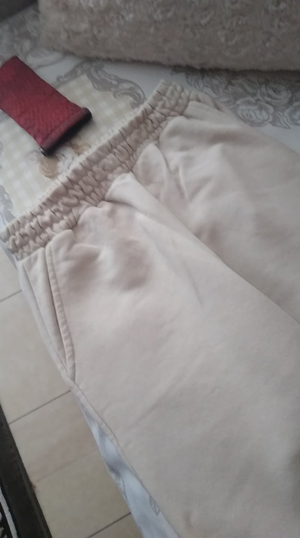 Kadın Keten Rahat Kesim Midi Eşofman 93 cm boy - Görsel 3