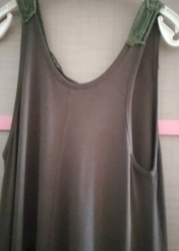 Dantel Detaylı  Yaka  yuvaak  uzun elbise  8 - Görsel 6