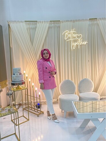 Pembe ceket