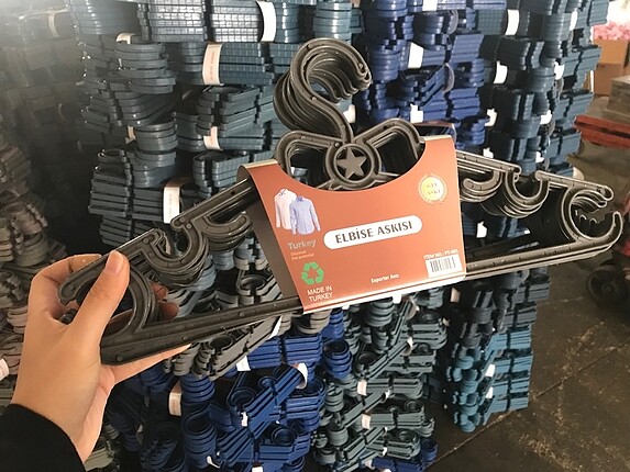 20 adet askı karışık renk