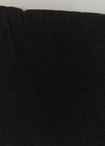  Beden siyah Renk Kadife süet kol çantası 