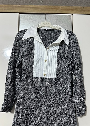 Zara tüvit elbise - Görsel 5