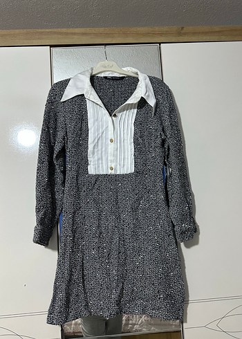 Zara tüvit elbise - Görsel 2