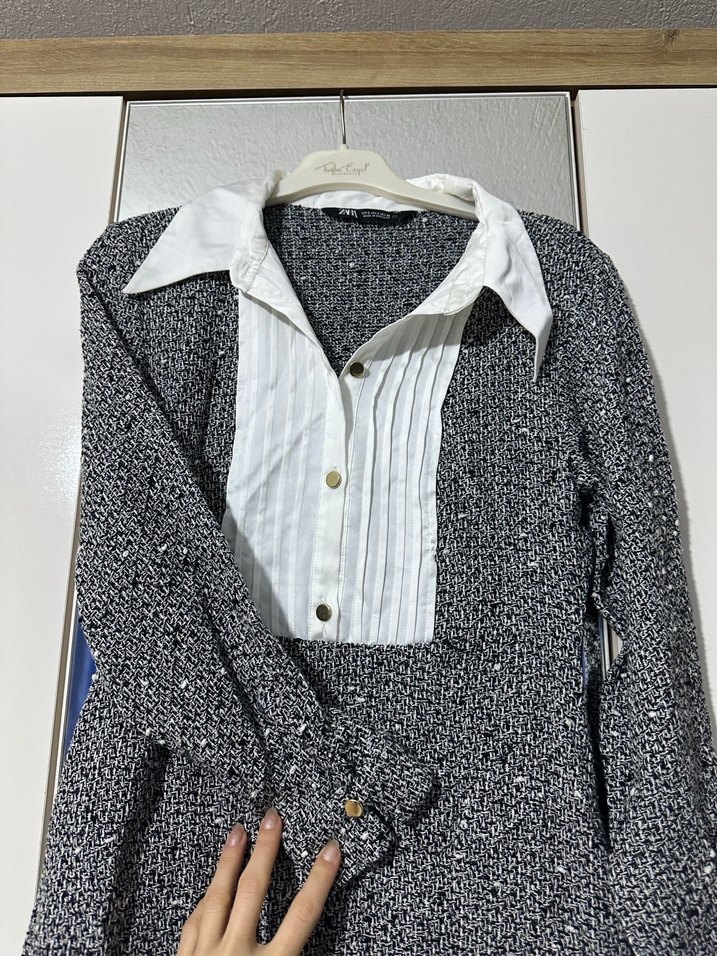 Zara tüvit elbise - Görsel 4