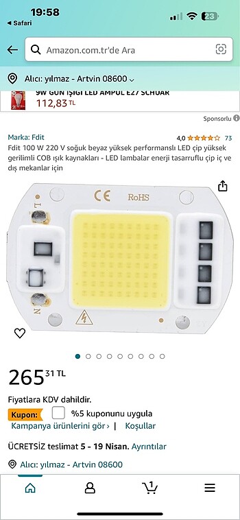  Beden Cob led ????????