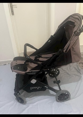 Bej Gri Bebek Arabası - Görsel 7