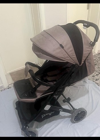 Bej Gri Bebek Arabası - Görsel 8