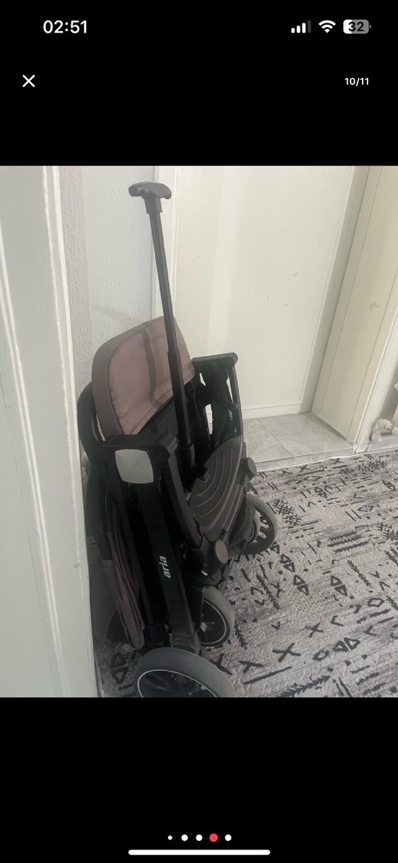 Bej Gri Bebek Arabası - Görsel 3