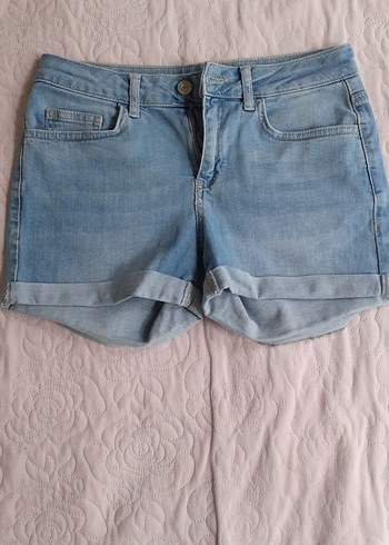 lcw düşük bel denim şort - Görsel 3