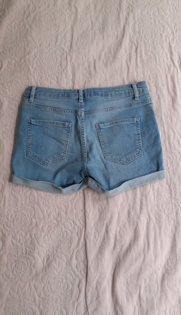 lcw düşük bel denim şort - Görsel 4