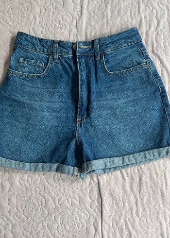 Defacto mom jean şort - Görsel 2