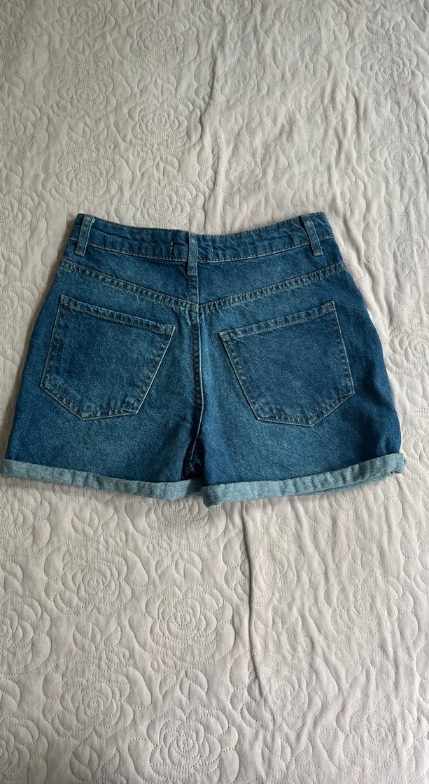 Defacto mom jean şort - Görsel 4