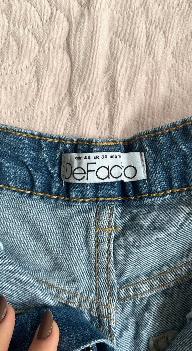 Defacto mom jean şort - Görsel 3