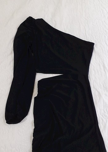 tek kol ayarlanabilir elbise - Görsel 5