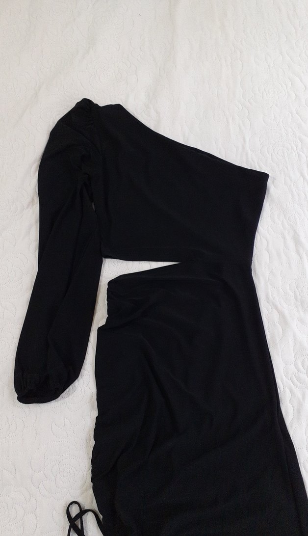 tek kol ayarlanabilir elbise - Görsel 5