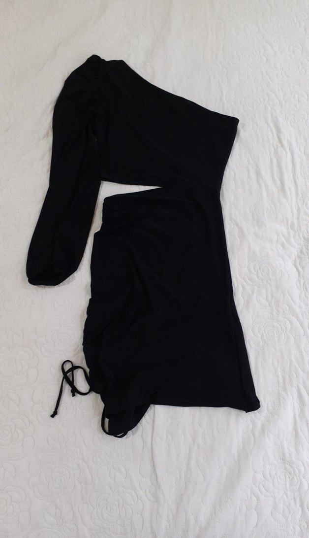 tek kol ayarlanabilir elbise - Görsel 4