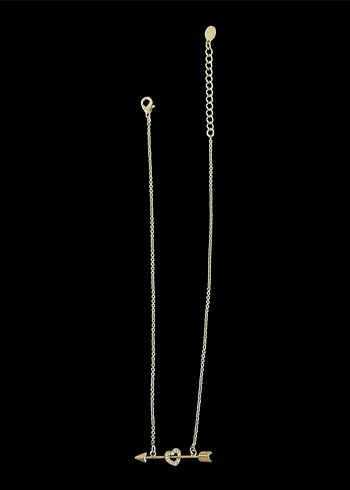 Altın Renkli  Accessorize Minimalist Kolye - Görsel 2