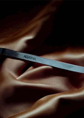 Orjinal Agatha Metal Fiyonklu Taç - Görsel 3