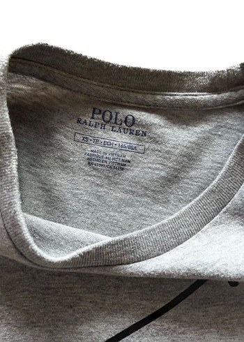 Gri Baskılı Kısa Kollu Erkek Orjinal Polo Ralph Lauren Tişört - Görsel 3