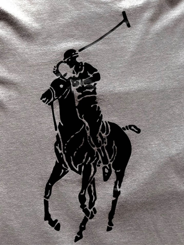 Gri Baskılı Kısa Kollu Erkek Orjinal Polo Ralph Lauren Tişört - Görsel 2